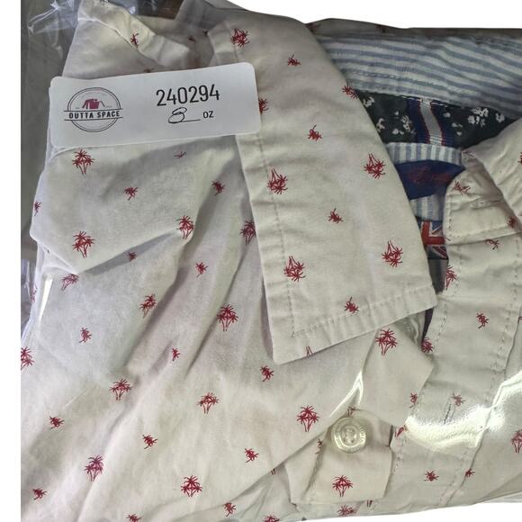 Mens Shirt Size Large Button Down Casual Palm Trees Tropical Vacation - Picture 5 of 5